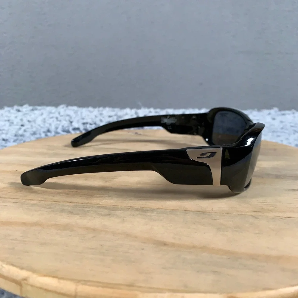 Julbo Wall Sunglasses Unisex One Size Black Polarized Wrap Sport Made in France